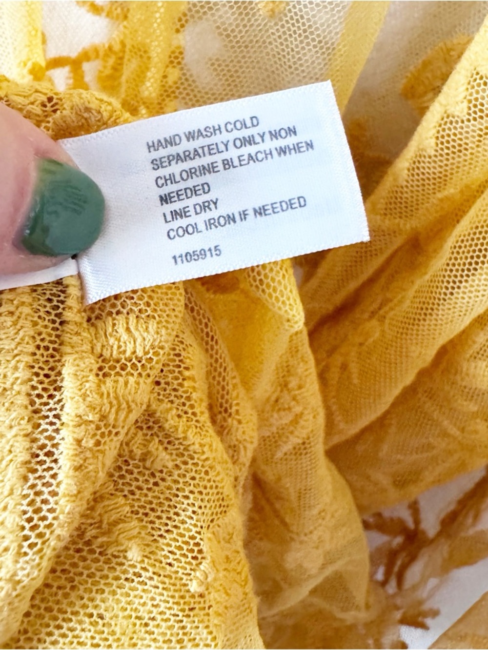 Lane Bryant Yellow Sheer Embroidered Kimono - Picture 8 of 11